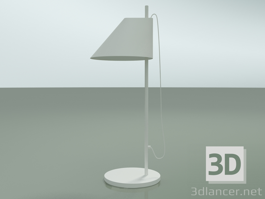 modello 3D Lampada da tavolo YUH TABLE (LED 27K, WHT) - anteprima