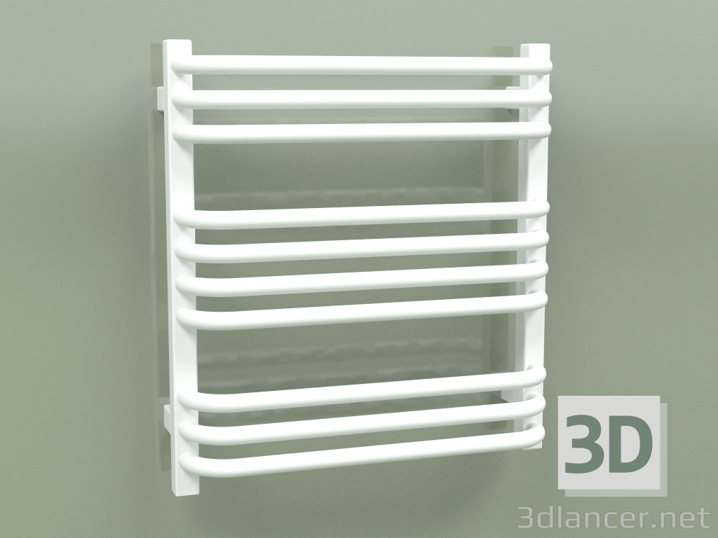 3D modeli Elektrikli ısıtmalı havlu askısı Alex One (WGALN054050-S1-P4, 540x500 mm) - önizleme