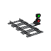 3d Lego train construction traffic lights model buy - render