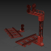 modello 3D di Semafori per la costruzione del treno Lego comprare - rendering