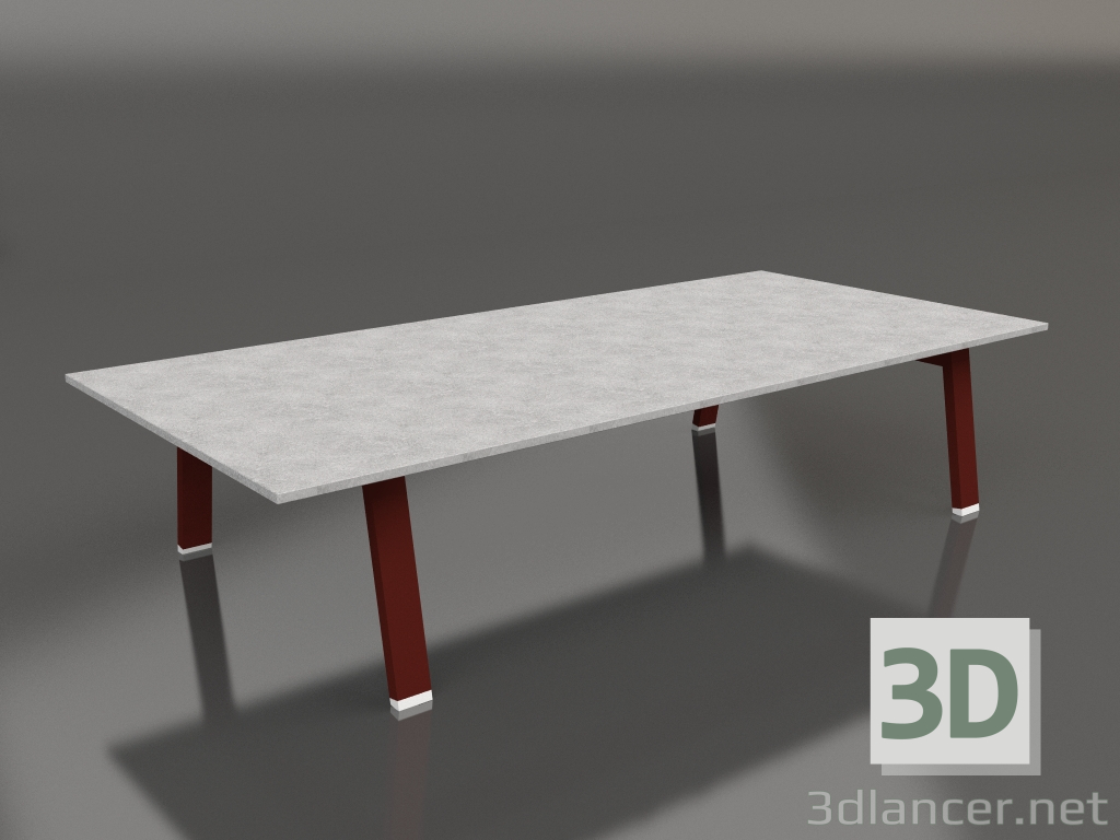 3d model Coffee table 150 (Wine red, DEKTON) - preview