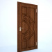 3d модель Дверь входная деревянная – превью