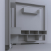 Rack para TV DeCanto 3D modelo Compro - render