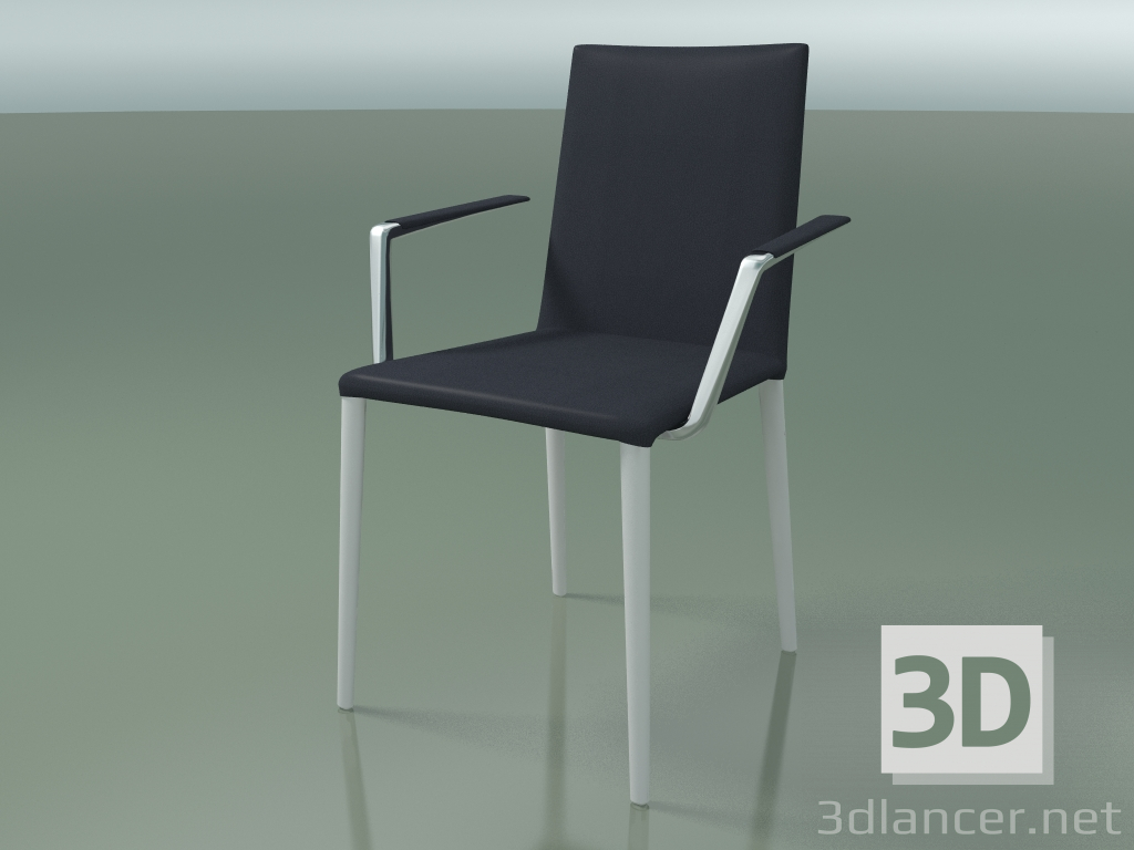 modèle 3D Chaise 1708BR (H 85-86 cm, avec accoudoirs, avec garniture en cuir, V12) - preview