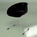 3D modeli Sandalye Vistro (siyah) - önizleme