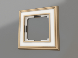 Frame for 1 post Palacio (gold-white)