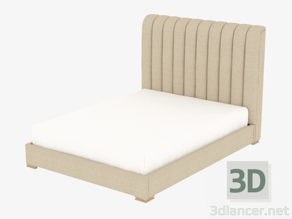 3d model HARLAN cama doble cama de tamaño queen CON MARCO (5101Q.A015) - vista previa