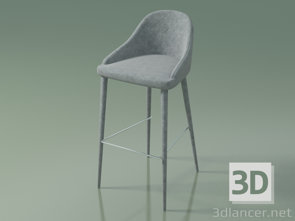 3D modeli Bar sandalyesi Elizabeth (111272, gri) - önizleme