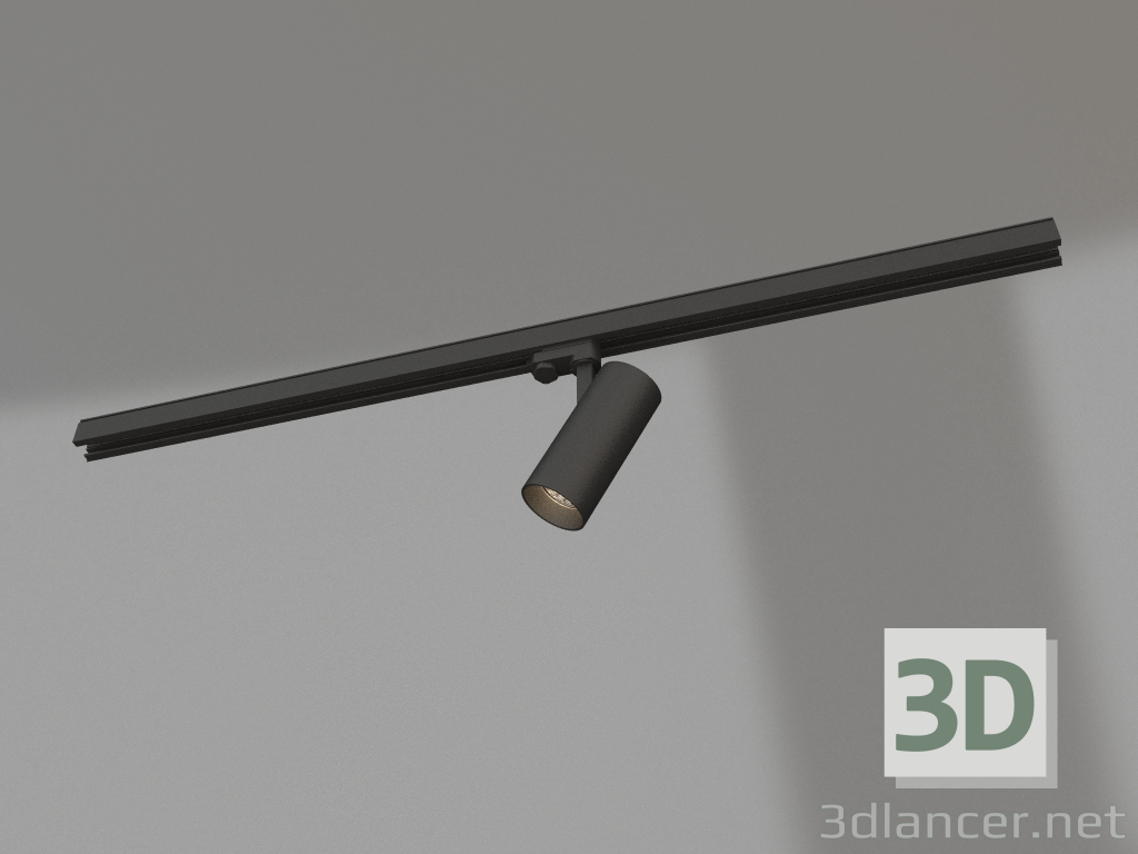 3D Modell Lampe SP-POLO-TRACK-LEG-R65-8W Warm3000 (BK-BK, 40°) - Vorschau