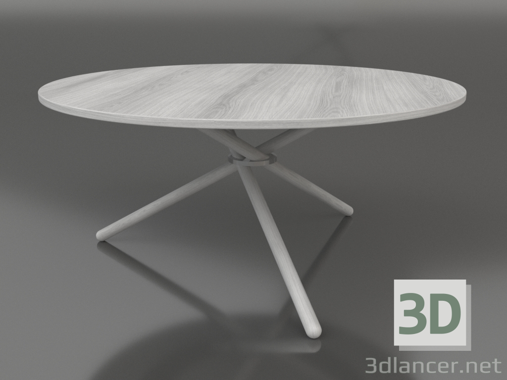 modèle 3D Table basse Edda (Chêne Blanc, Chêne Blanc) - preview