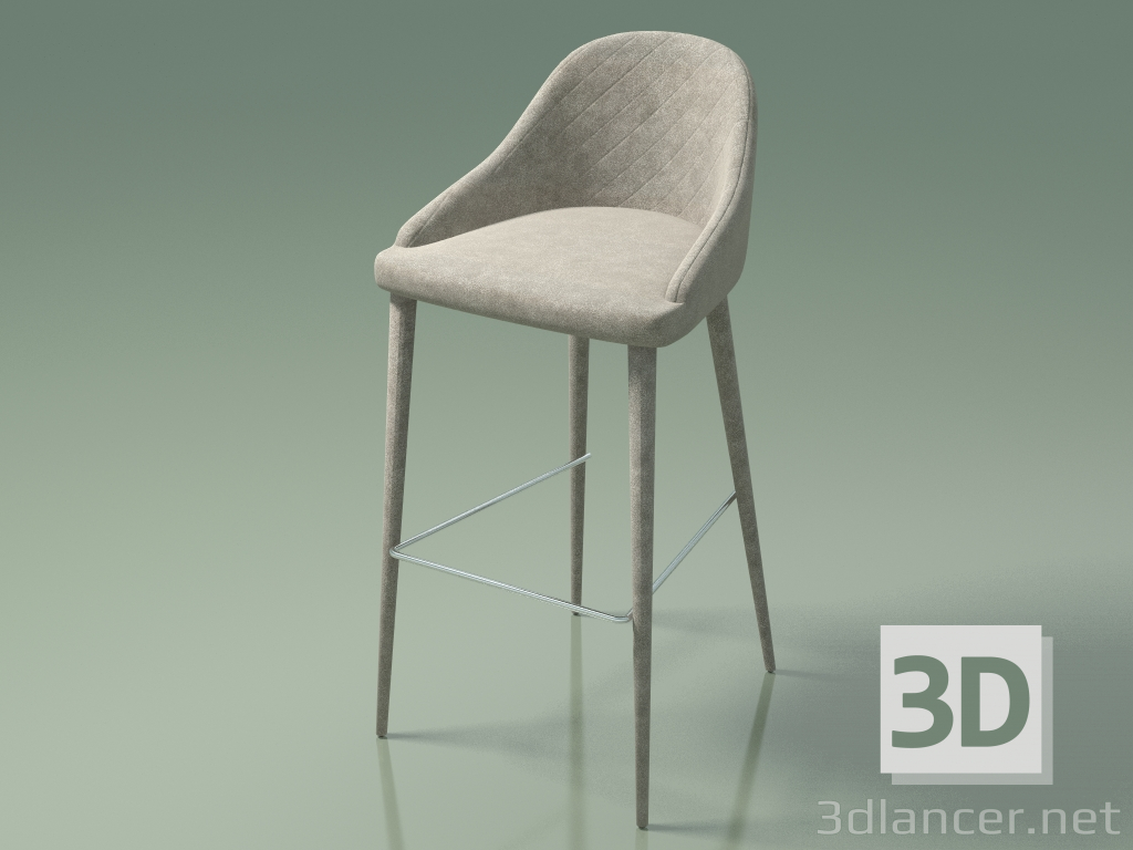 3D modeli Bar sandalyesi Elizabeth (111271, bej) - önizleme