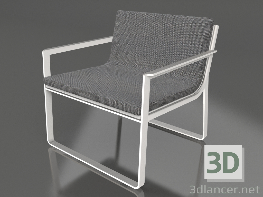 3D modeli Kulüp sandalyesi (Beyaz) - önizleme