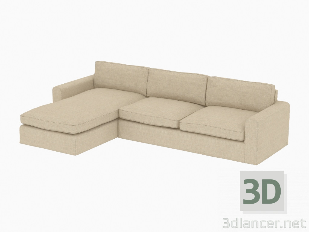 3d model Modular Corner Sofa UPHOLSTERED SECTIONAL - preview