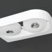 modello 3D Lampada LED Superficie (DL18696_12WW-White) - anteprima