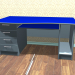 modello 3D di tavolo ufficio comprare - rendering