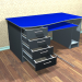 modello 3D di tavolo ufficio comprare - rendering