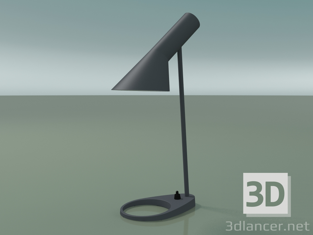 3d model Lámpara de mesa AJ TABLE MINI (20W E14, GRIS OSCURO) - vista previa
