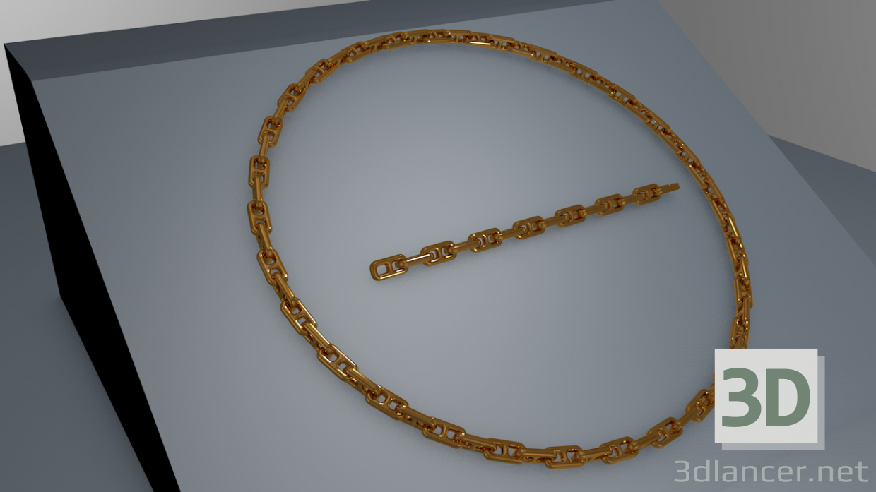 3d model Anchor chain - preview