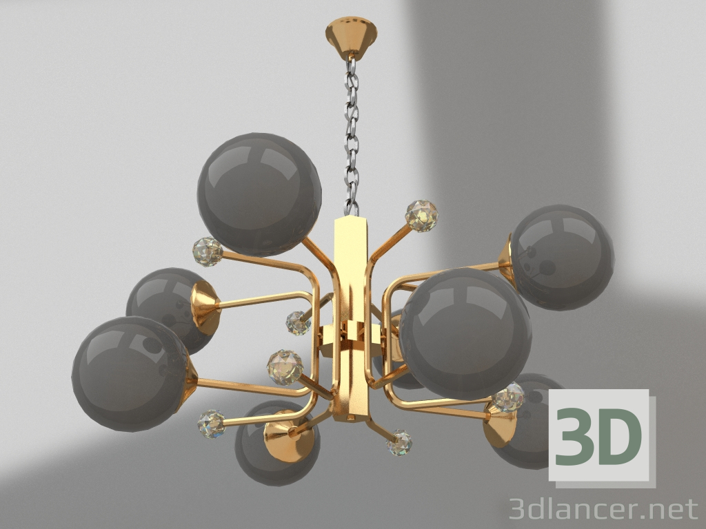 3D modeli Asılı avize Dénia (07633-8.20) - önizleme