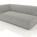 3d model Corner sofa module (L) 173 extended left - preview