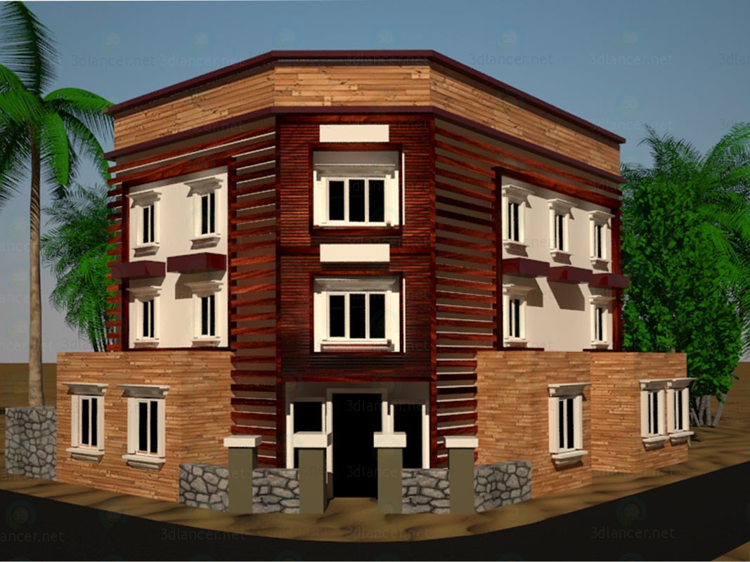 modèle 3D de Conception du bâtiment extérieur acheter - rendu