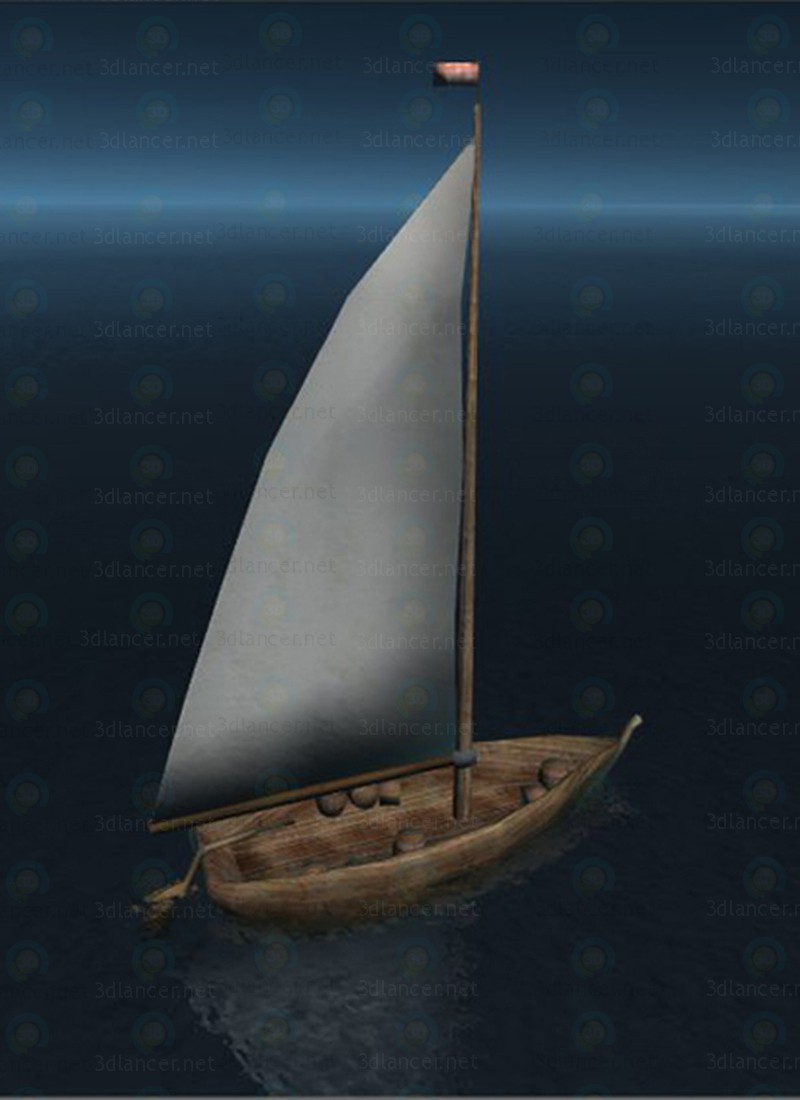 modèle 3D de LP de bateau de pêche acheter - rendu