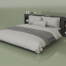 3D Modell Bett mit Organizer 1800 x 2000 (10333) - Vorschau