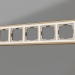 modèle 3D Cadre pour 5 poteaux Palacio (or-blanc) - preview