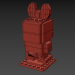 3D Lego Papatya Ördeği modeli satın - render