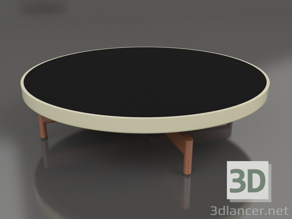 3 डी मॉडल गोल कॉफी टेबल Ø90x22 (गोल्ड, डेकटन डोमूस) - पूर्वावलोकन
