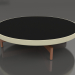 modèle 3D Table basse ronde Ø90x22 (Or, DEKTON Domoos) - preview