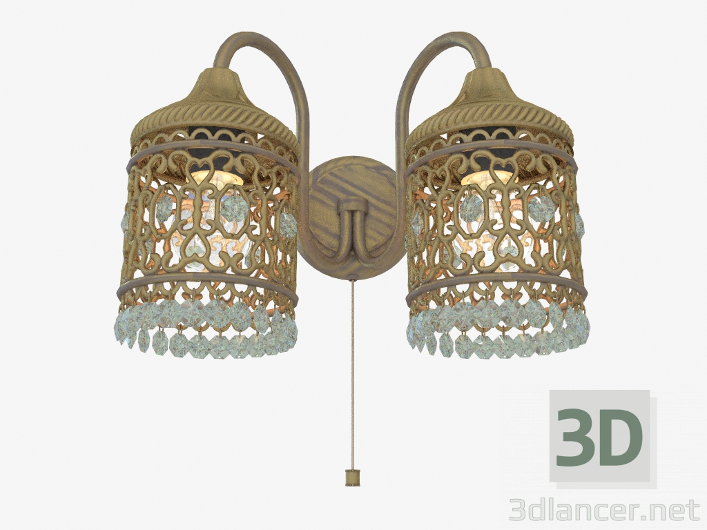 modello 3D Sconce Salona (2641 2W) - anteprima