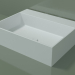 3D modeli Tezgah üstü lavabo (01UN31302, Glacier White C01, L 60, P 48, H 16 cm) - önizleme
