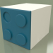 modello 3D Cubo guardaroba per bambini (Turchese) - anteprima