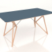 modèle 3D Table à manger Tink 160 (Bleu fumé) - preview