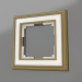 3d model Frame for 1 post Palacio (bronze-white) - preview