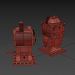 modello 3D di Lego Cip e Ciop comprare - rendering