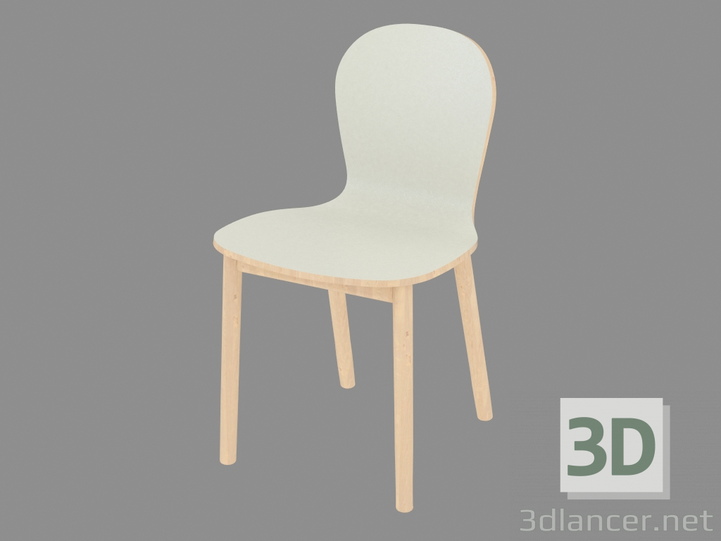 Modelo 3d Cadeira de jantar Bac Two - preview