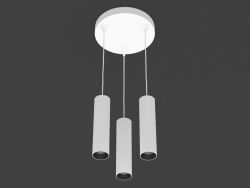 Світлодіодний світильник (DL18629_01 White S + база DL18629 R3 Kit W Dim)