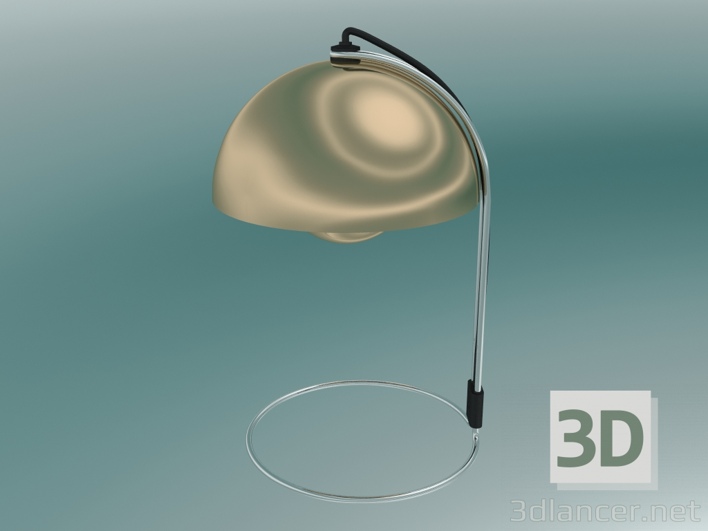 3d модель Лампа настільна Flowerpot (VP4, Ø23cm, H 35.9cm, Polished Brass) – превью