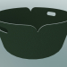 modello 3D Ripristino cestino rotondo (verde scuro) - anteprima