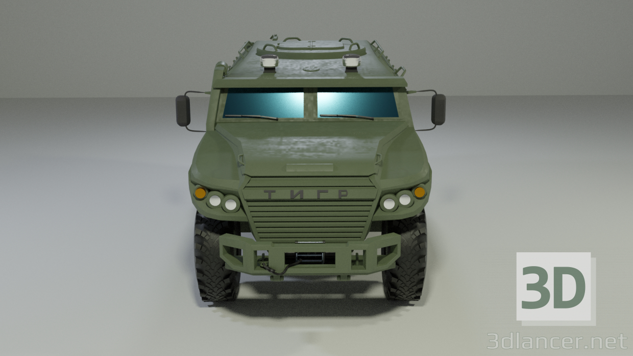 modèle 3D de SBM VPK-233136 "Tigre" acheter - rendu