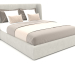 3d model Double bed Porto 1600 - preview