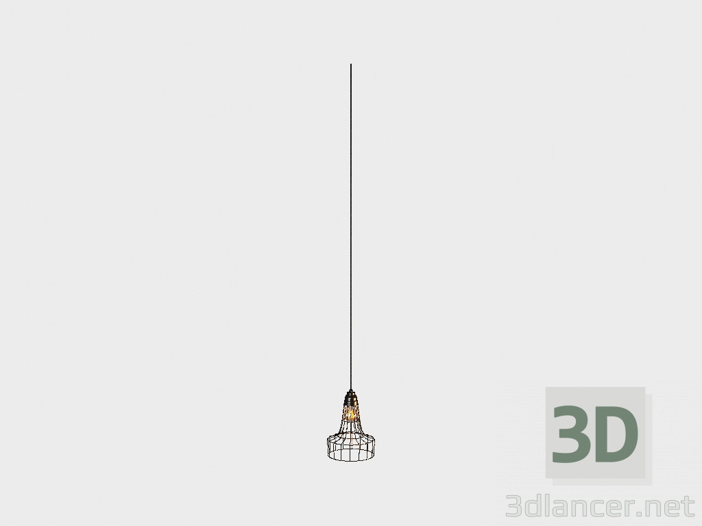 3d model Lámpara BENT METAL marco EVRON lámpara (CH091D-1) - vista previa