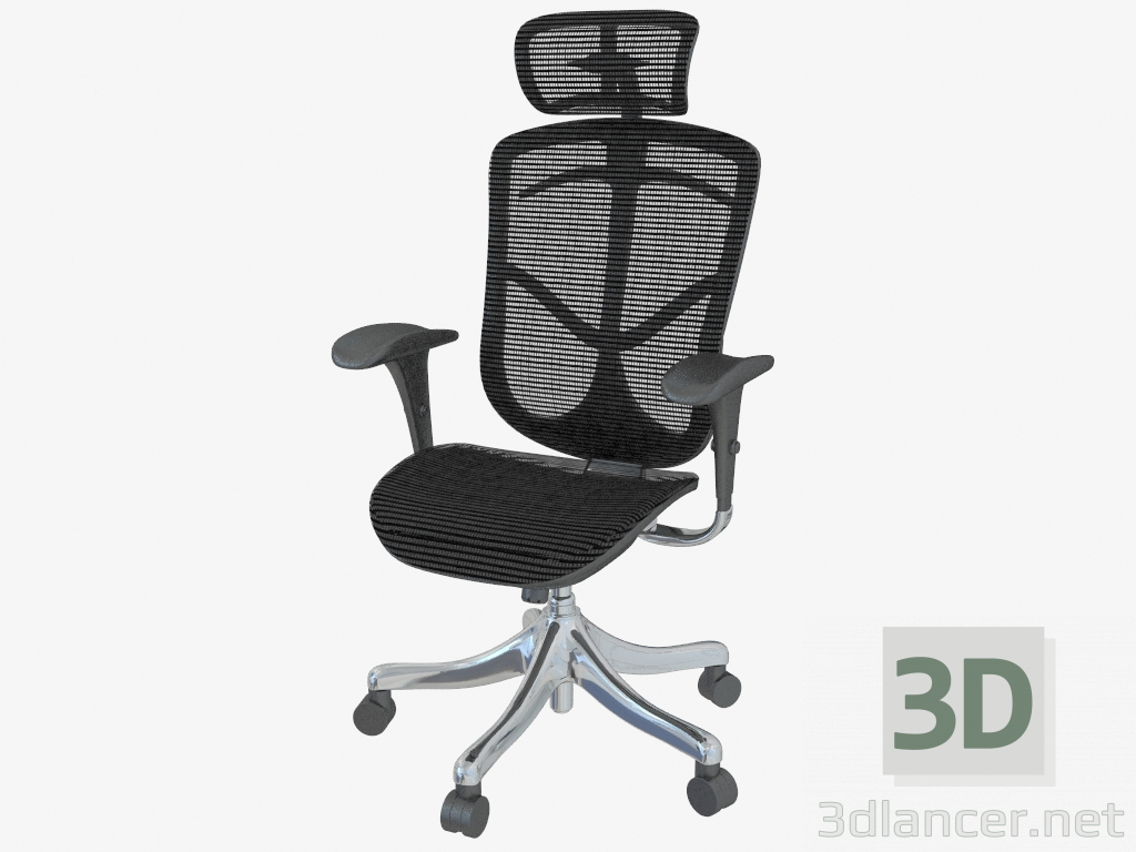 3d model Office chair Eurotech Fuzion - preview