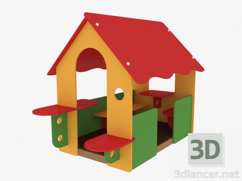 3 डी मॉडल बच्चों का प्लेहाउस (5004) - पूर्वावलोकन