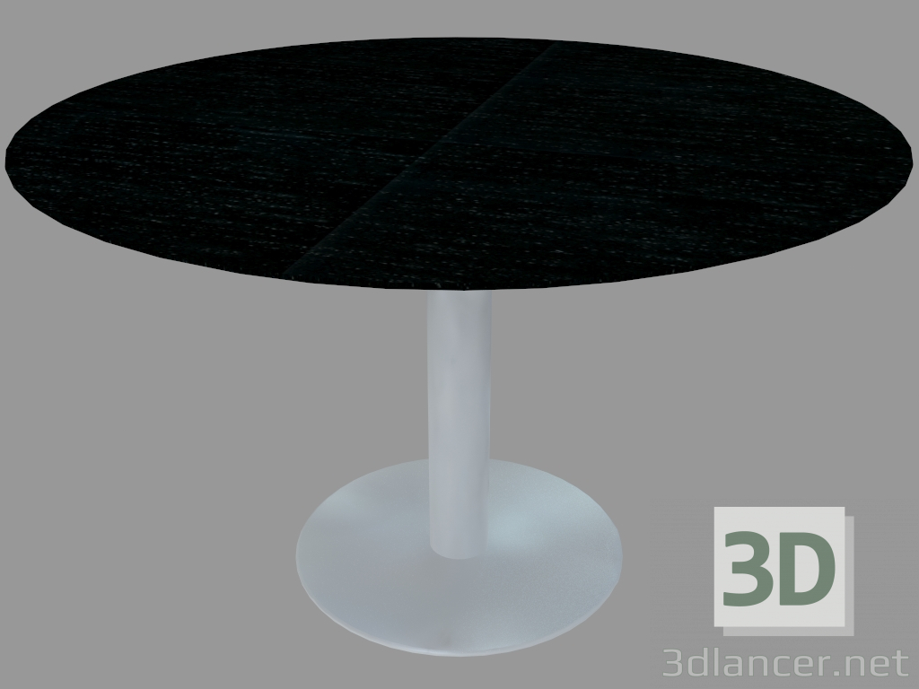 3 डी मॉडल खाने की मेज (काली दाग वाली राख D120) - पूर्वावलोकन