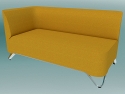 Double sofa with armrest on the right (2R)