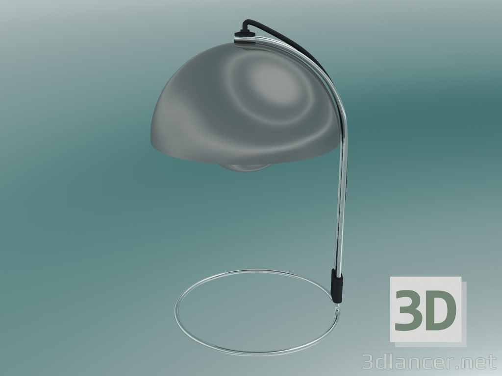 3d модель Лампа настільна Flowerpot (VP4, Ø23cm, H 35.9cm, Polished Stainless Steel) – превью