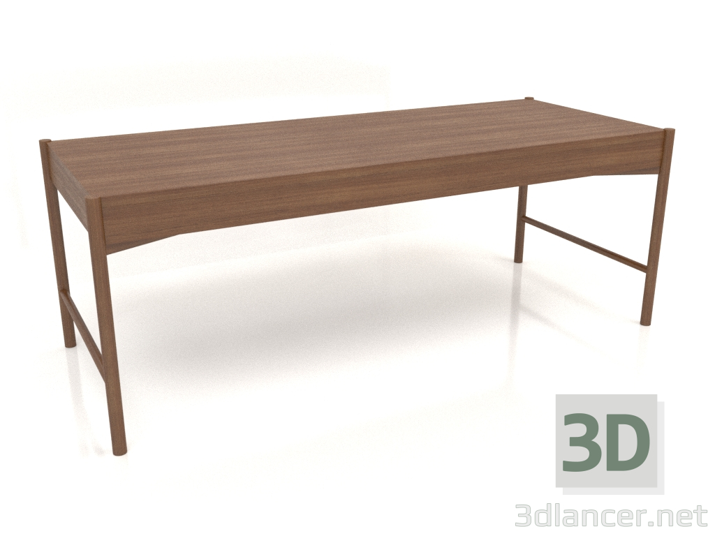 3D Modell Esstisch DT 09 (2040x840x754, Holz braun hell) - Vorschau